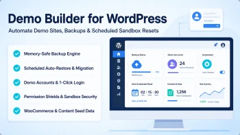 Demo Builder for WordPress - Automated Demo Sandbox & Reset Engine